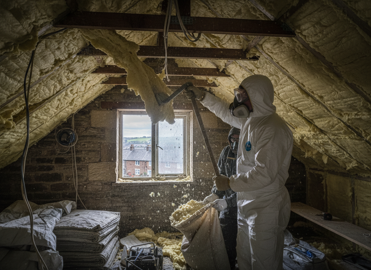 Spray Foam Removal in Slaithwaite, West Yorkshire HD7 5